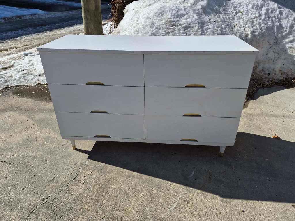 6 Drawer Walnut Dresser