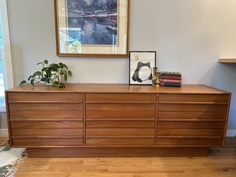 Danish Teak 9 Drawer Dresser Danish Teak Queen 9 Drawer Dresser