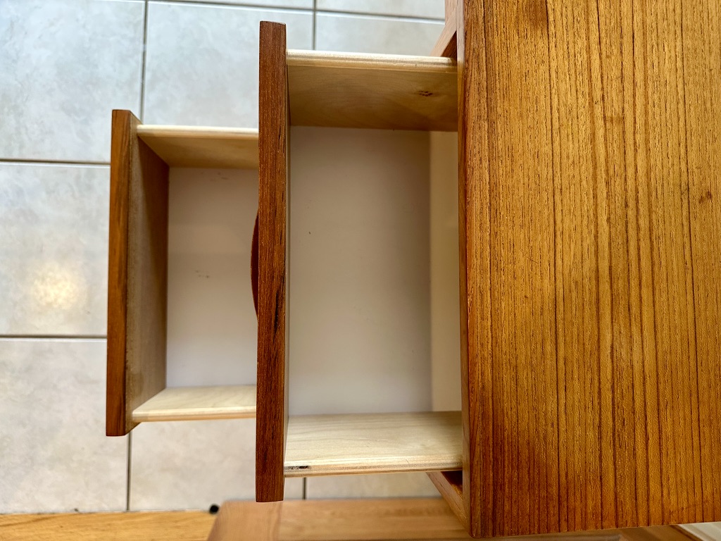 Teak Mid Century Modern Desk, Made in Canada, view 7